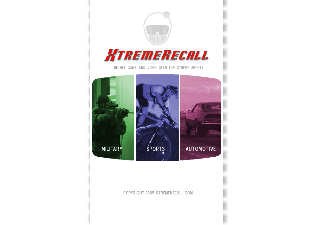 Second mockup of home page for Xtreme Recall web site. Second mockup of home page for Xtreme Recall web site.